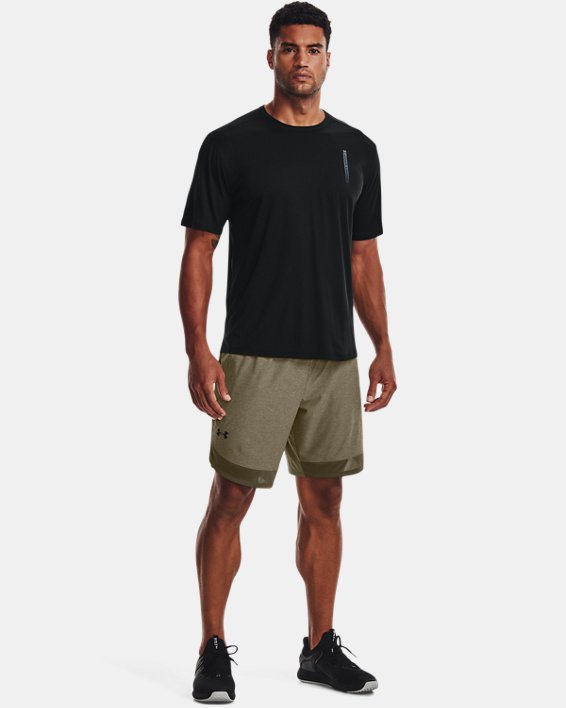 Men's UA Training Stretch Shorts, Green, pdpMainDesktop image number 2
